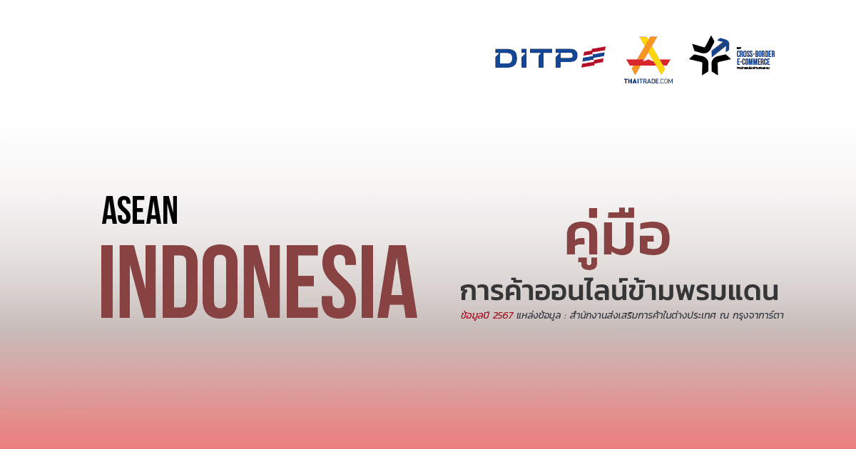 คู่มือการค้าออนไลน์ข้ามพรมแดน ประเทศอินโดนีเซีย