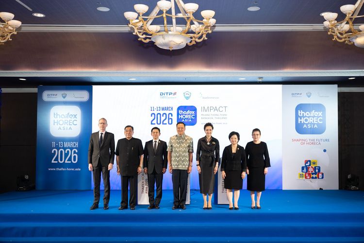 THAIFEX – HOREC ASIA 2026 กระแสตอบรับแรง ยอดผู้ซื้อ-ผู้ชมงานเติบโตทะลุเป้า
สร้างมูลค่าการค้ามากกว่า 3,700 ล้านบาท