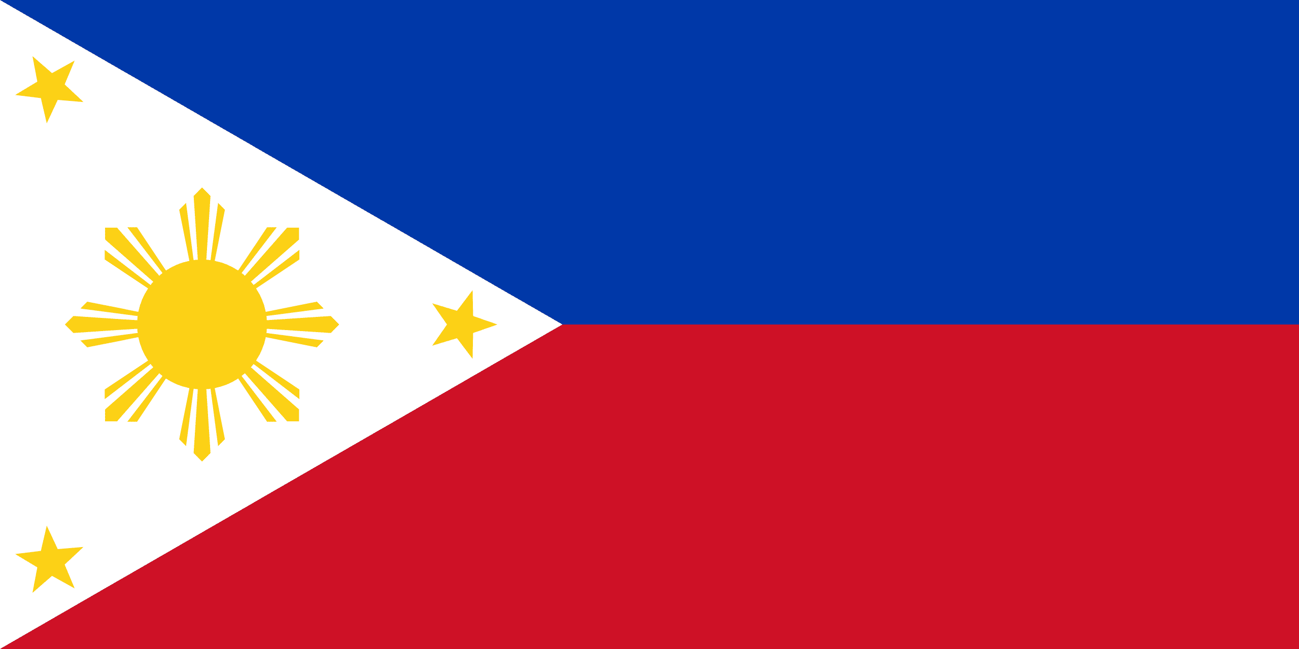 Flag of ฟิลิปปินส์ (Philippines)