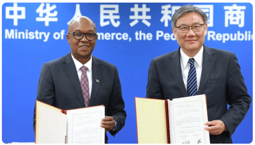 แอฟริกาใต้–จีน ลงนามกรอบความตกลงเศรษฐกิจ (CAEPA) เสริมความร่วมมือด้านการค้าและการลงทุน